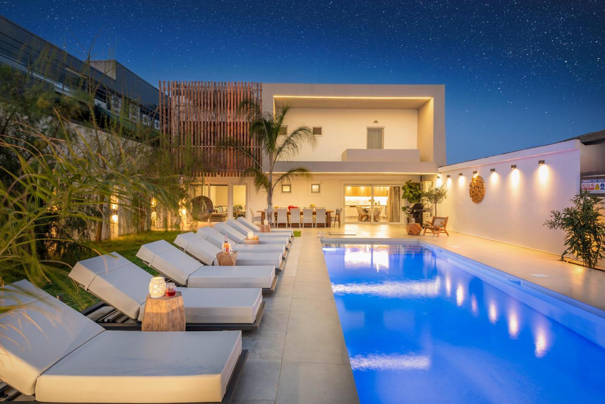 Hypnosis Beachside Villa With Private Heated Pool Георгіуполіс Екстер'єр фото